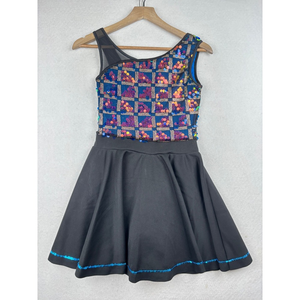 Weissman Dance Dress Womens SA Sequin‎ Bodice Performance Costume